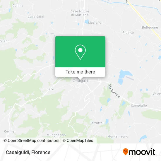 Casalguidi map