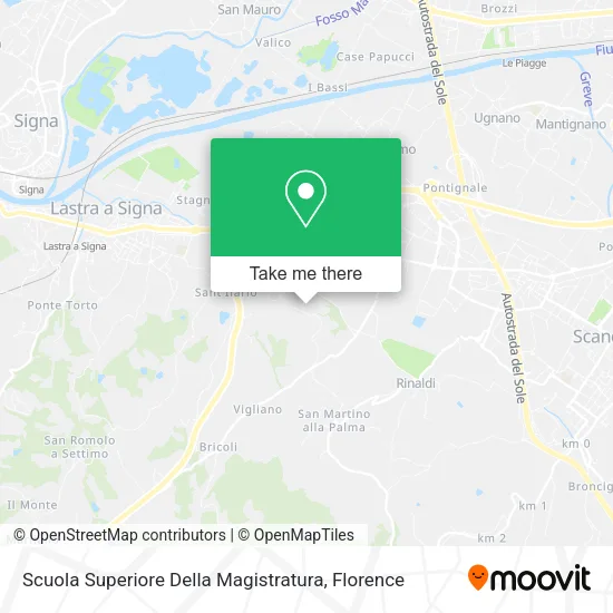 Scuola Superiore Della Magistratura map