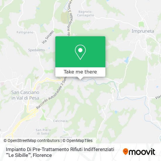Impianto Di Pre-Trattamento Rifiuti Indifferenziati ""Le Sibille"" map