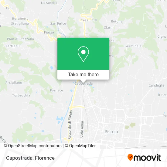 Capostrada map