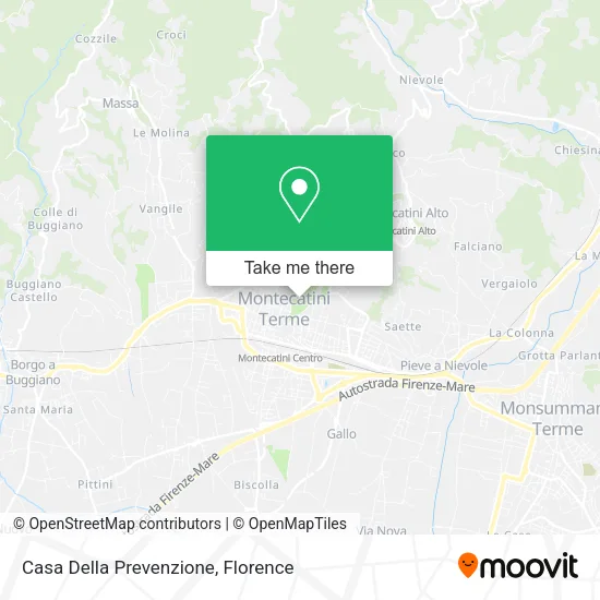 Casa Della Prevenzione map