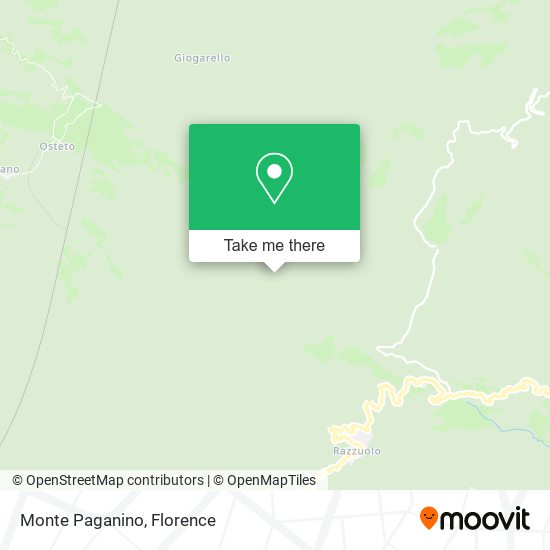 Monte Paganino map