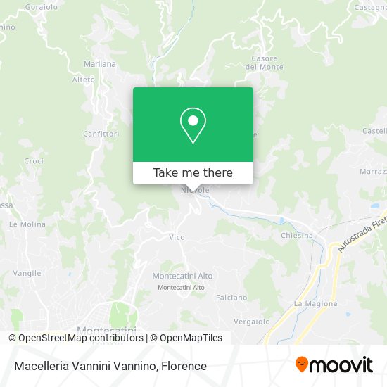 Macelleria Vannini Vannino map
