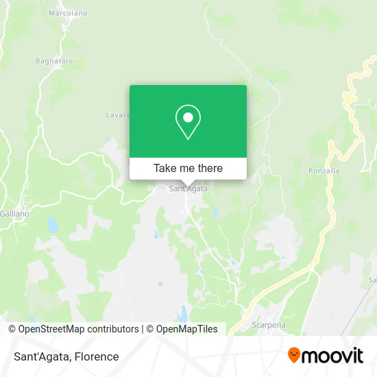 Sant'Agata map