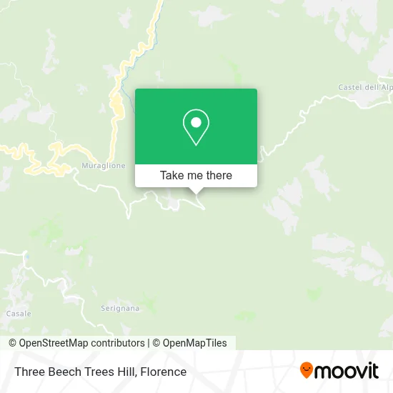 Colla Three Beech Trees map