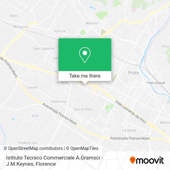Istituto Tecnico Commerciale A.Gramsci - J.M.Keynes map