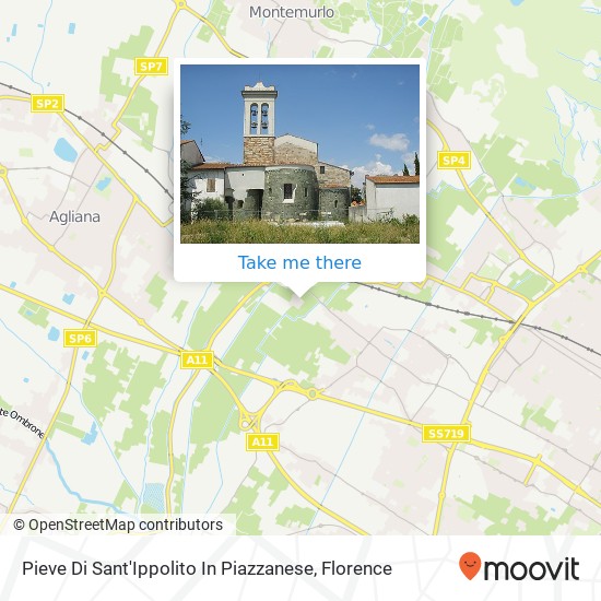 Pieve Di Sant'Ippolito In Piazzanese map