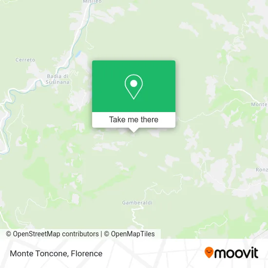 Mount Toncone map