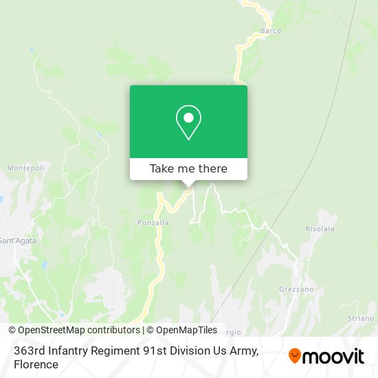 363rd Infantry Regiment 91st Division Us Army map