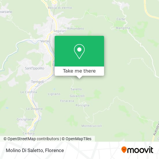 Molino Di Saletto map