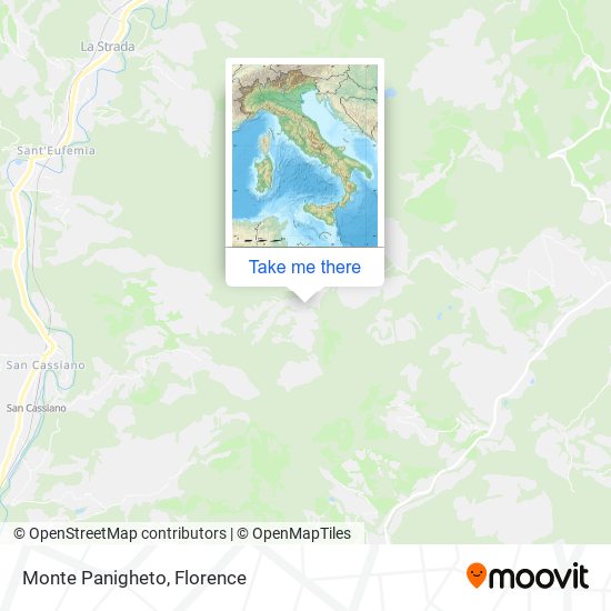 Monte Panigheto map