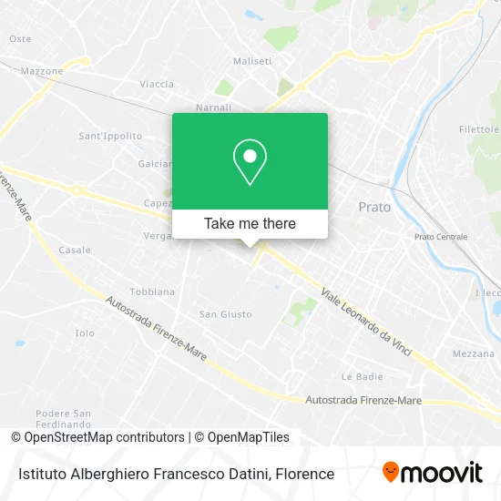 Istituto Alberghiero Francesco Datini map