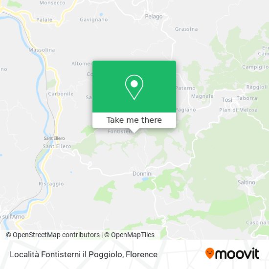 Località Fontisterni il Poggiolo map