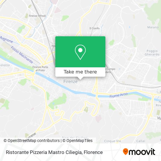 Ristorante Pizzeria Mastro Ciliegia map