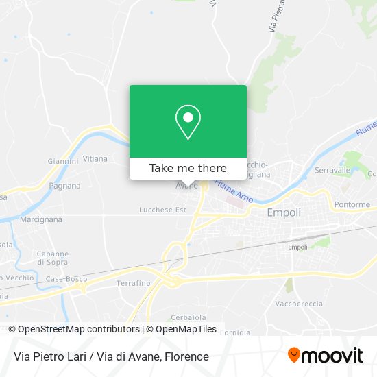 Via Pietro Lari / Via di Avane map