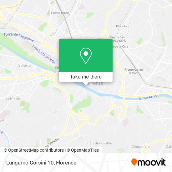 Lungarno Corsini  10 map