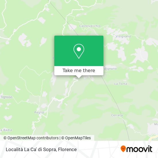 Località La Ca' di Sopra map