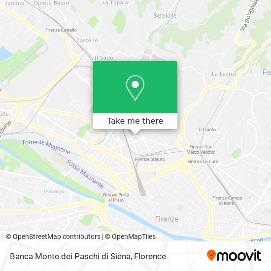 Banca Monte dei Paschi di Siena map