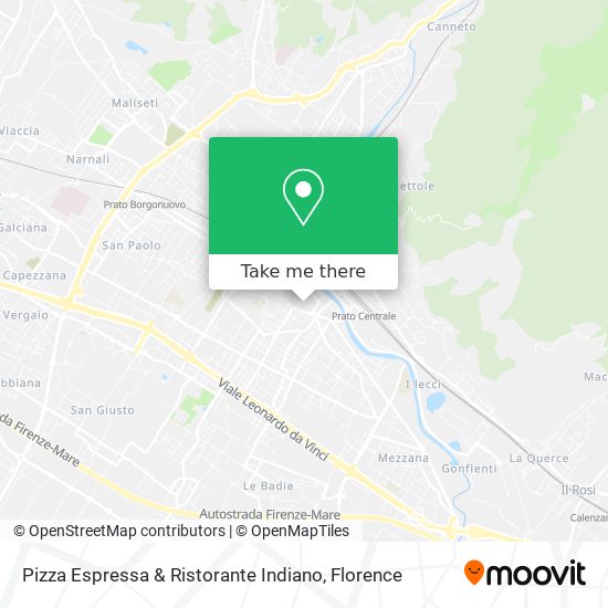 Pizza Espressa & Ristorante Indiano map