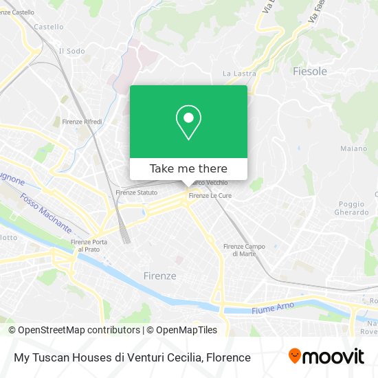 My Tuscan Houses di Venturi Cecilia map