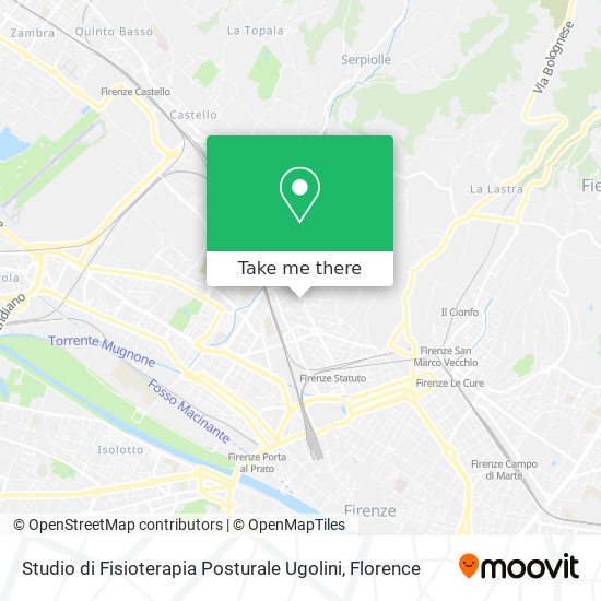 Studio di Fisioterapia Posturale Ugolini map