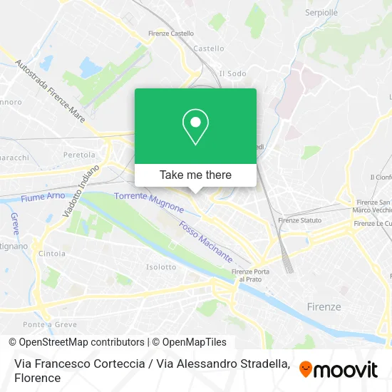 Via Francesco Corteccia / Via Alessandro Stradella map