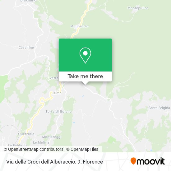 Via delle Croci dell'Alberaccio, 9 map