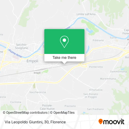 Via Leopoldo Giuntini, 30 map