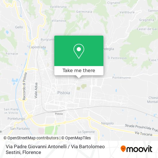 Via Padre Giovanni Antonelli / Via Bartolomeo Sestini map
