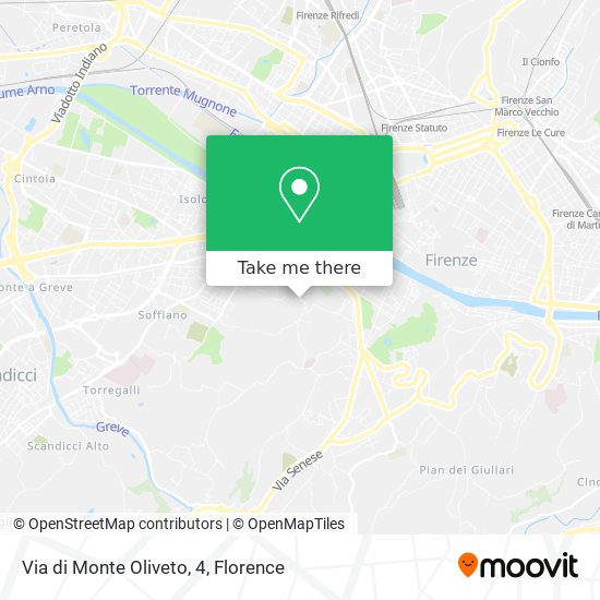 Via di Monte Oliveto, 4 map