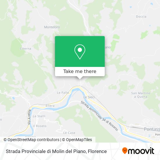 Strada Provinciale di Molin del Piano map