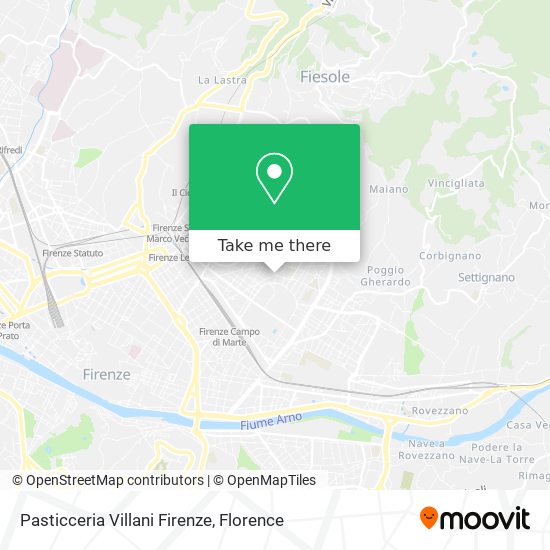 Pasticceria Villani Firenze map