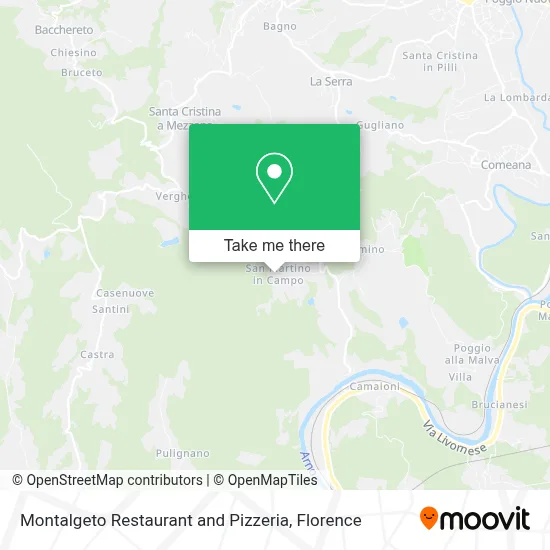 Montalgeto Restaurant and Pizzeria map