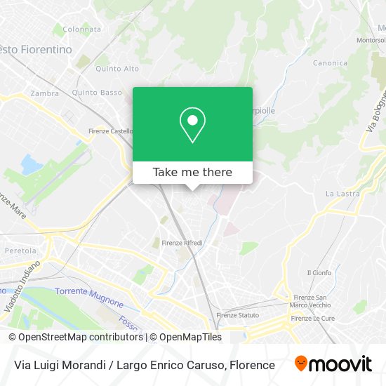Via Luigi Morandi / Largo Enrico Caruso map