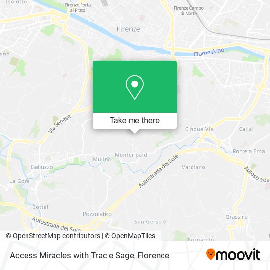 Access Miracles with Tracie Sage map