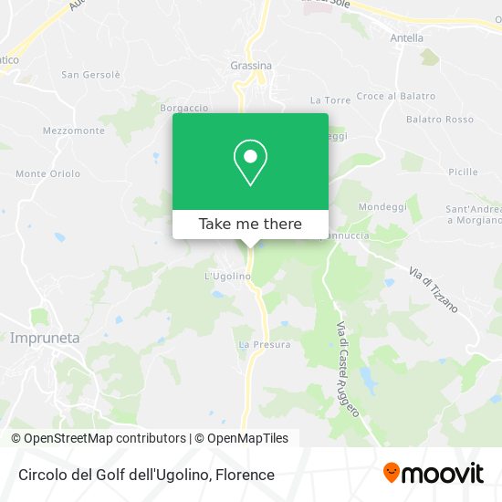 Circolo del Golf dell'Ugolino map