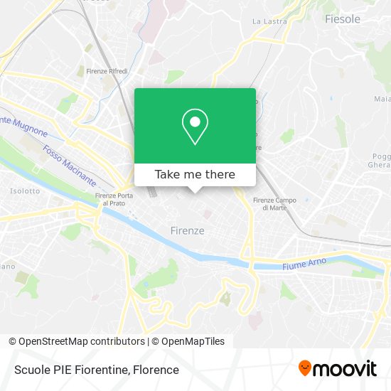 Scuole PIE Fiorentine map
