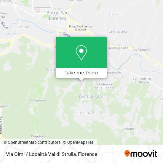 Via Olmi / Località Val di Strulla map