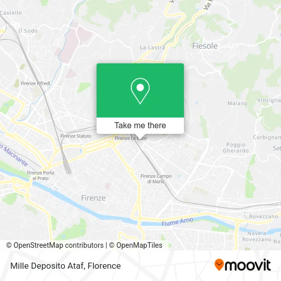 Mille Deposito Ataf map