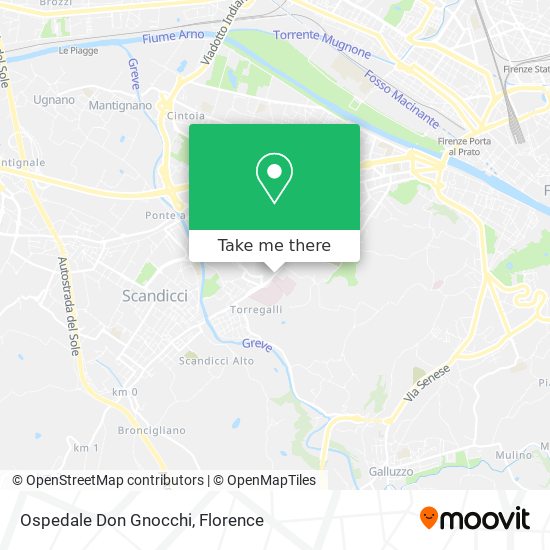 Ospedale Don Gnocchi map