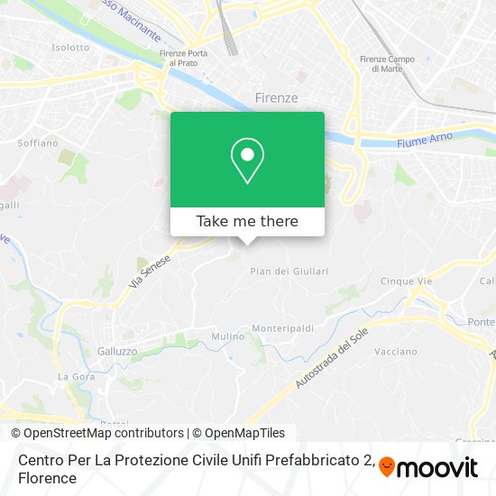 Centro Per La Protezione Civile Unifi Prefabbricato 2 map