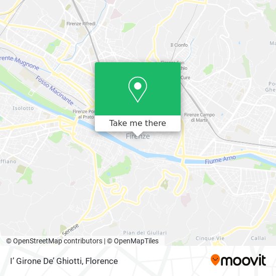 I’ Girone De’ Ghiotti map