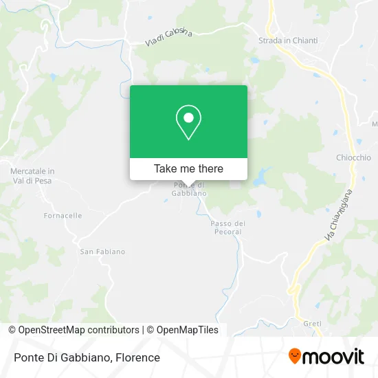 Ponte Di Gabbiano map