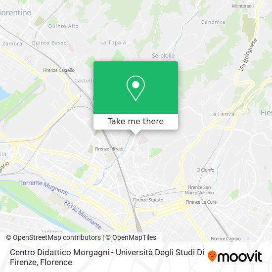 Centro Didattico Morgagni - Università Degli Studi Di Firenze map