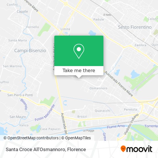 Santa Croce All'Osmannoro map
