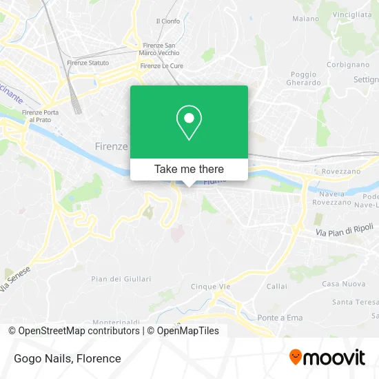 Gogo Nails map