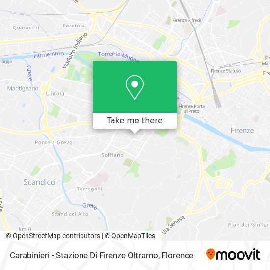 Carabinieri - Stazione Di Firenze Oltrarno map