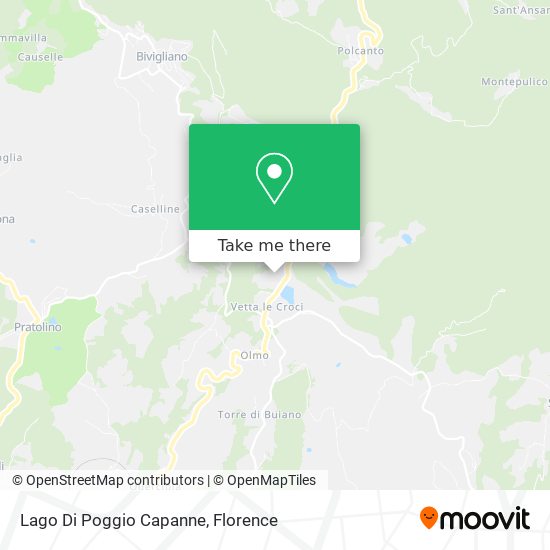 Lago Di Poggio Capanne map