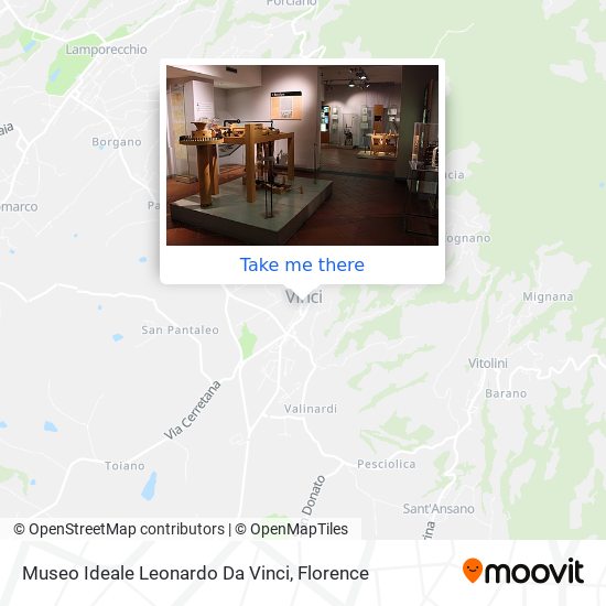 Museo Ideale Leonardo Da Vinci map