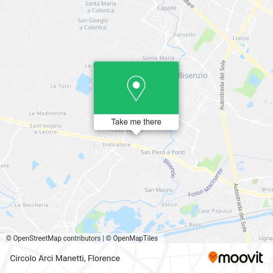 Circolo Arci Manetti map